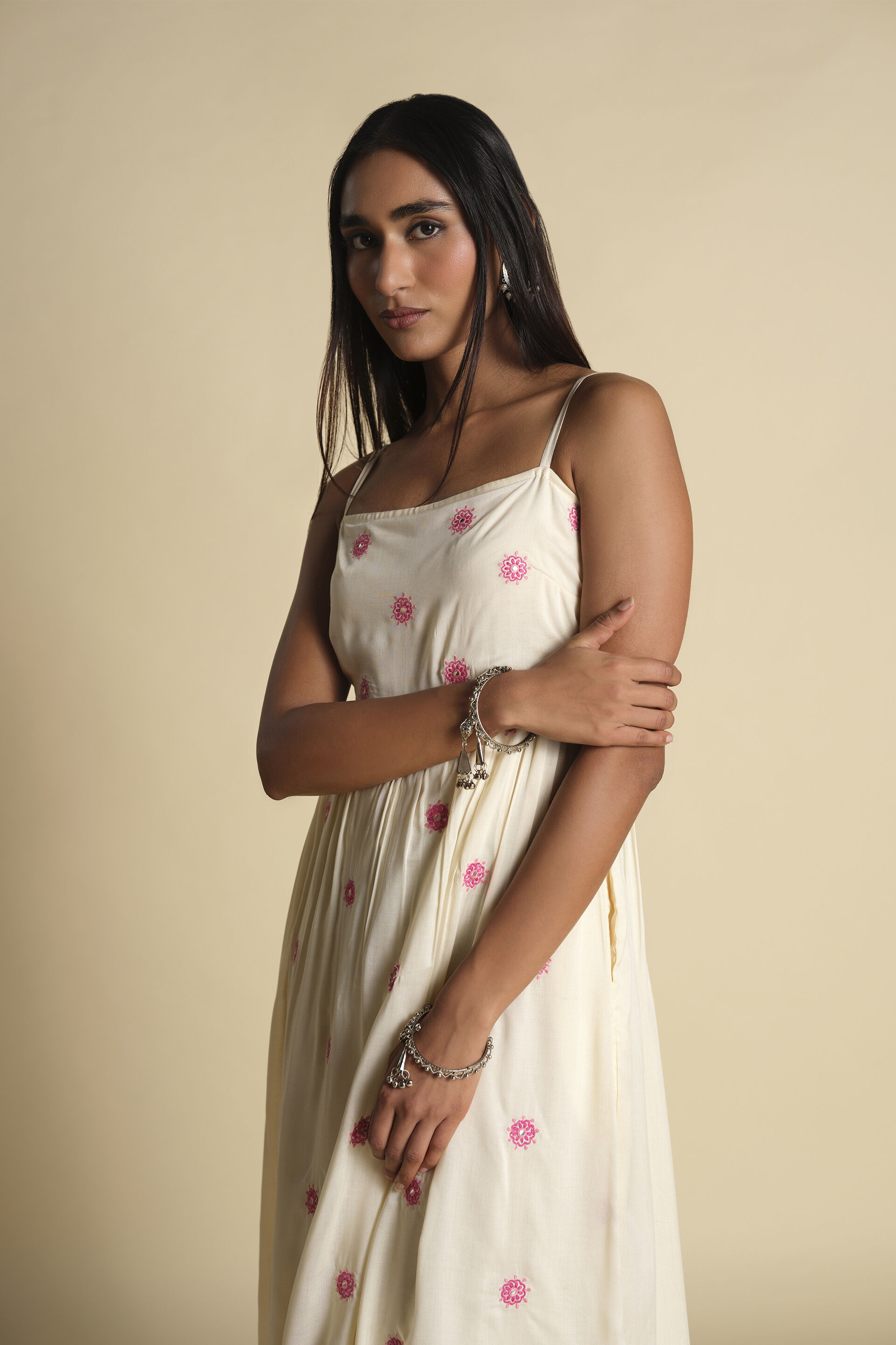 Dil Jhoom Dress, Off White, image 7